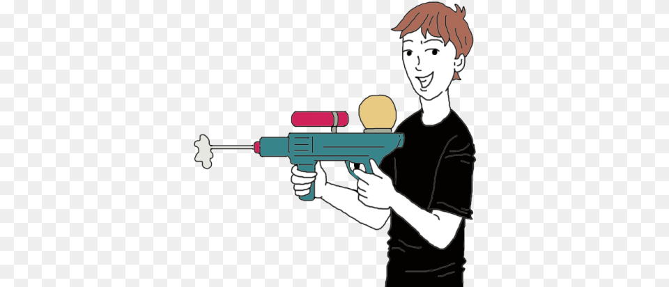 Download Water Gun Water Gun, Adult, Person, Man, Male Free Png