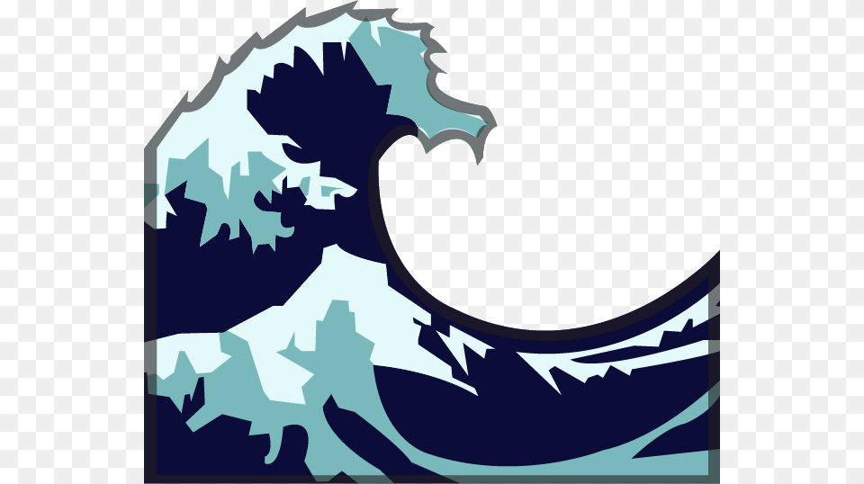 Download Water Wave Emoji Image In Emoji Island, Dragon, Nature, Outdoors, Sea Png