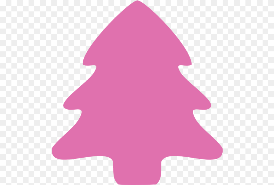 Watercolor Christmas Tree Clipart Pink Christmas Green Colouring Christmas Tree, Leaf, Plant, Arrow, Arrowhead Free Png Download