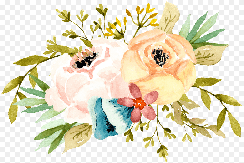Download Watercolor Flower Bridal Shower With No Bridal Shower Clip Art, Floral Design, Graphics, Pattern, Plant Free Transparent Png