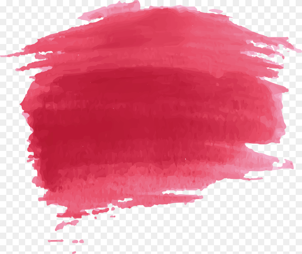 Watercolor Paint Painting Effect Red Red Watercolor Splash, Stain, Cosmetics, Lipstick, Food Free Png Download