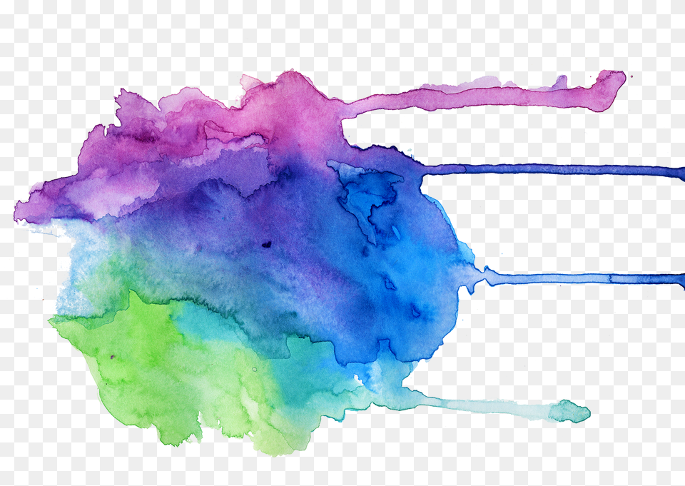 Download Watercolor Painting Brush Water Color Sahding, Stain, Purple Free Transparent Png
