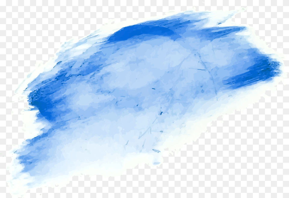 Download Watercolor Painting Paintbrush Blue Paint Brush, Ice, Nature, Outdoors, Land Png Image