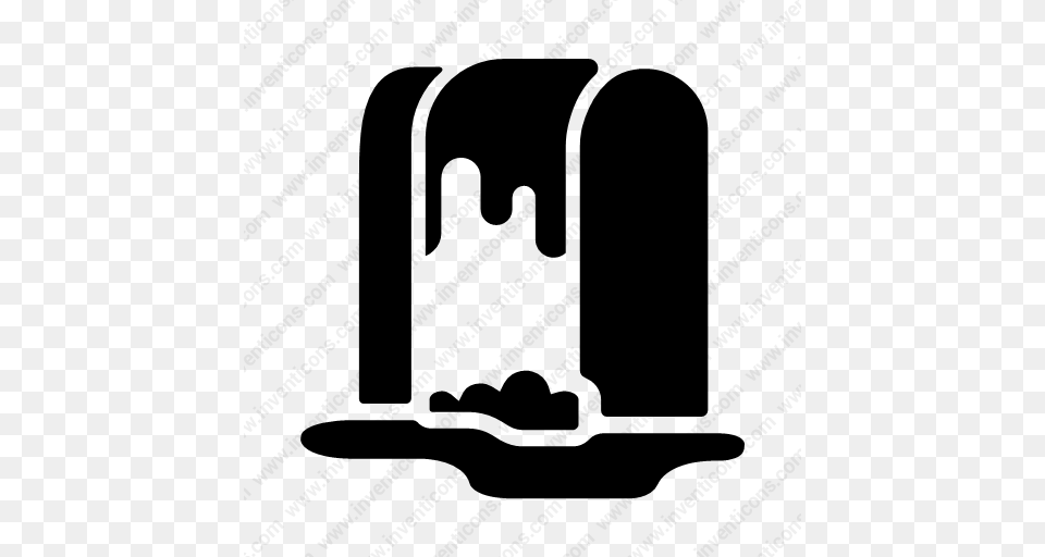 Download Waterfall Icon Inventicons, Gray Free Transparent Png
