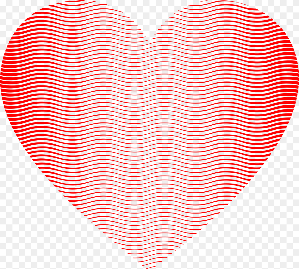 Wavy Heart Line Art 2 Black And White Heart, Person, Head Free Png Download