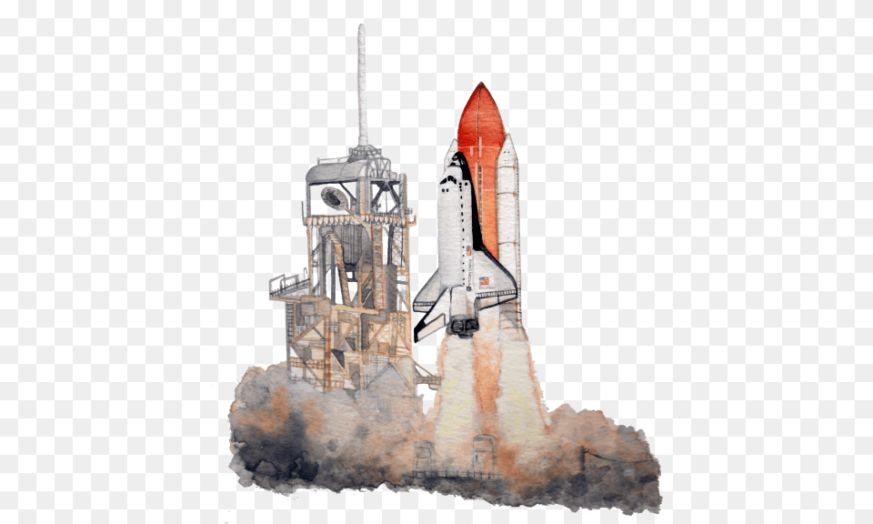 Download We Have Lift Off Space Shuttle Lift, Aircraft, Spaceship, Transportation, Vehicle Free Transparent Png