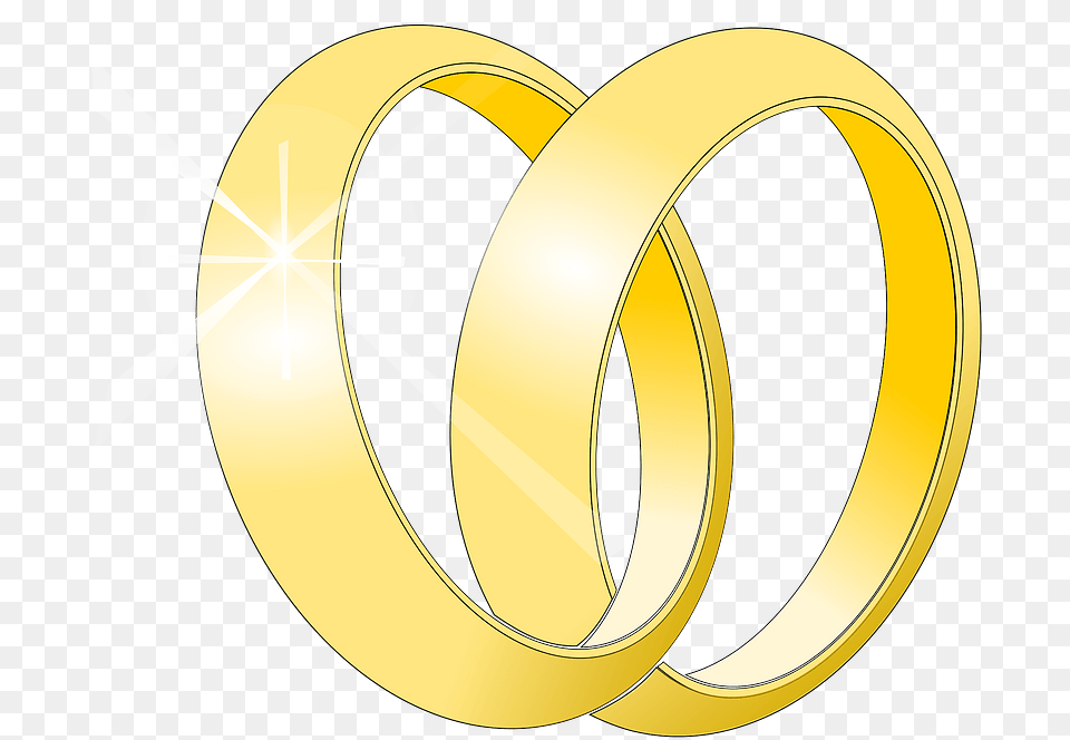 Download Wedding Rings Clipart Circle, Gold, Disk, Accessories, Jewelry Png Image