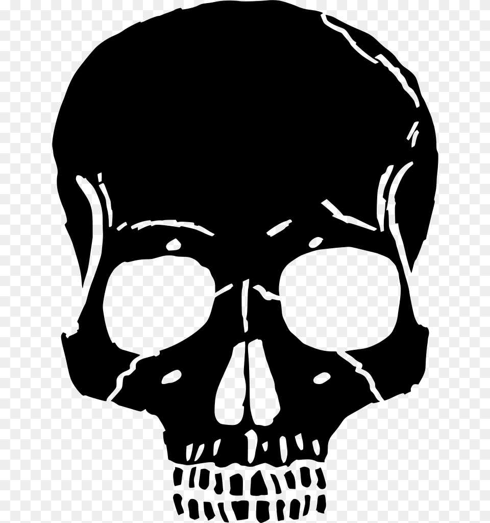 Download Weed Skull Svg, Gray Png Image