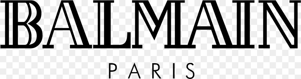 Week Fashion Paris T Balmain Paris Logo, Gray Free Png Download