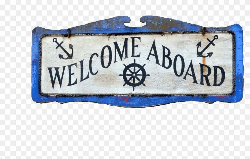 Download Welcome Aboard Sign Label, Symbol, Text, Logo Free Transparent Png