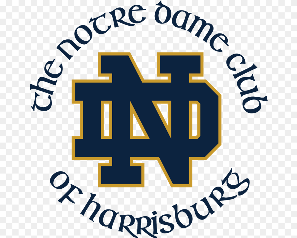 Download Welcome To The Notre Dame Club Of Harrisburg Online Notre Dame Football, Logo, Symbol Png