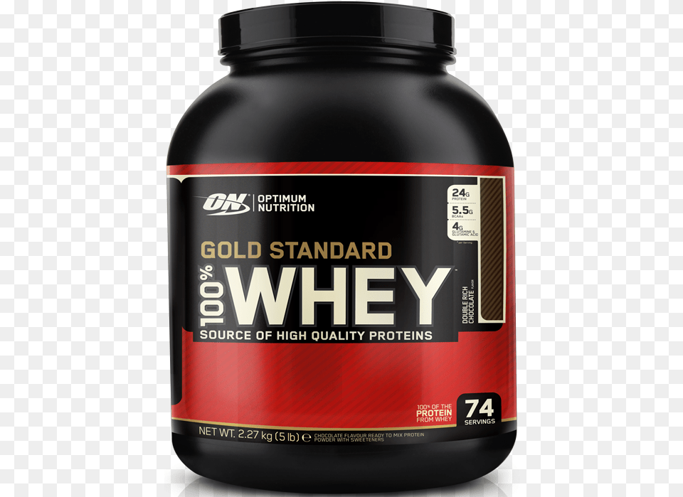 Download Whey Protein 5lb Gold Standard Whey, Bottle, Cosmetics, Perfume Free Png