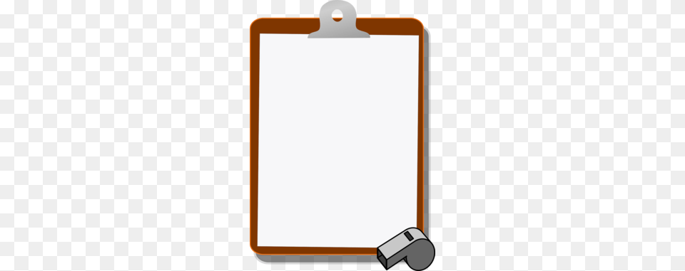 Whistle And Clip Board Clipart Clipboard Clip Art, White Board Free Png Download