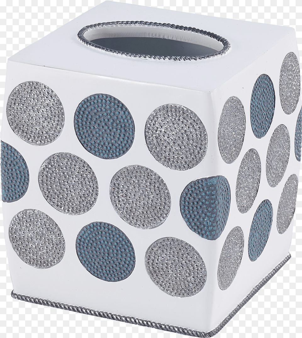 Download White Avanti Dotted Circle Tissue Cover Tissue Portable Network Graphics, Furniture, Pottery Free Png