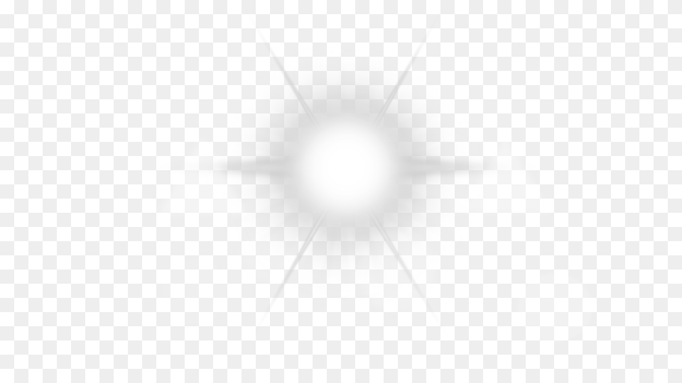 White Lens Flare Monochrome, Lighting, Light, Outdoors, Night Free Png Download