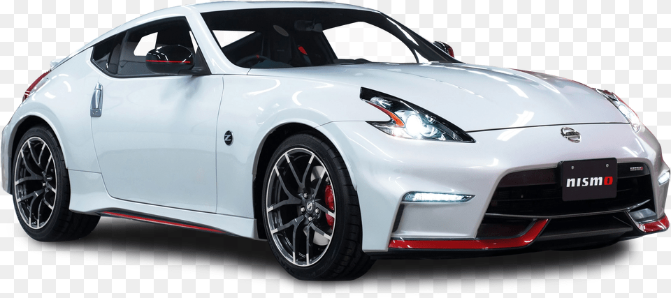 Download White Nissan 370z Nismo Car Image For Nissan 370z, Wheel, Vehicle, Machine, Transportation Free Transparent Png