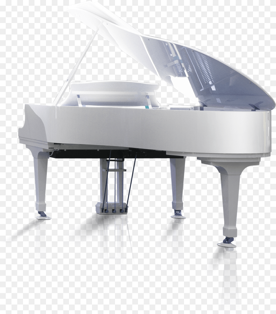 Download White Piano For White Piano, Grand Piano, Keyboard, Musical Instrument Free Png