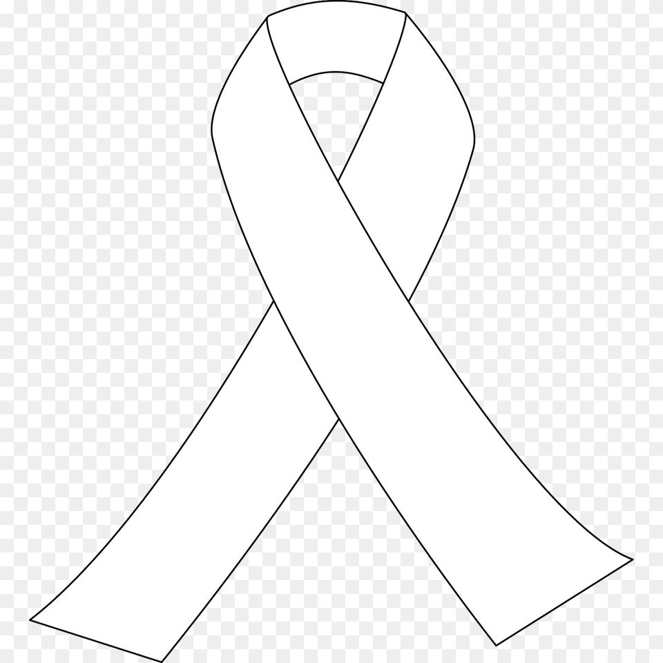 Download White Ribbon Transparent White Breast Cancer Ribbon Png Image