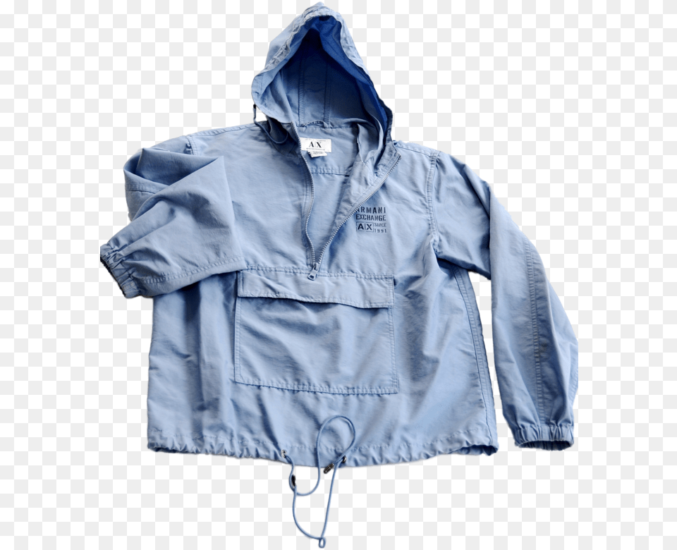 Download Windbreaker A X Hoodie, Clothing, Coat, Jacket, Raincoat Png