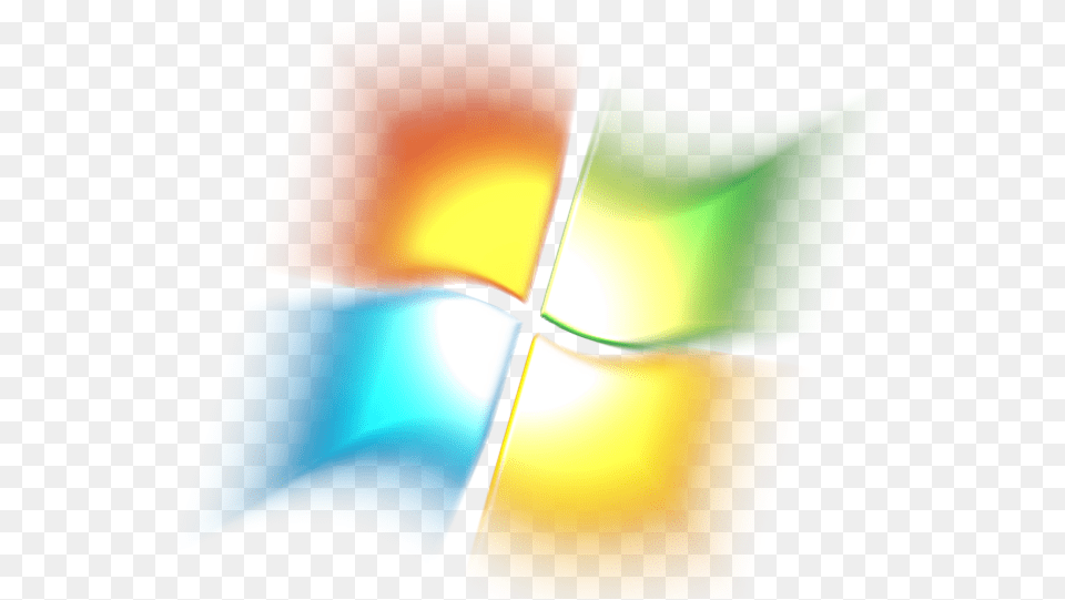 Download Windows 95 Logo For Kids Windows 7 Glowing Logo Windows 7 Logo Transparent, Lamp, Art, Graphics Free Png