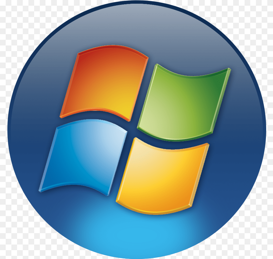 Download Windows Background Windows 7 Icon, Logo, Disk Free Transparent Png