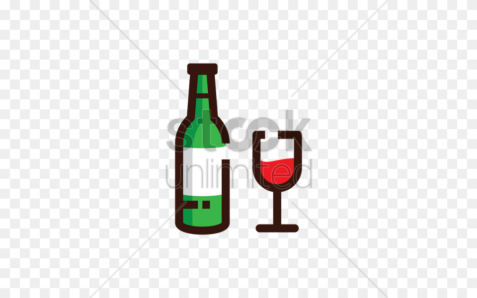 Download Wine Clipart Wine Glass Beer Wine Beer Bottle Wine Bottle, Alcohol, Beverage, Liquor, Wine Bottle Png Image