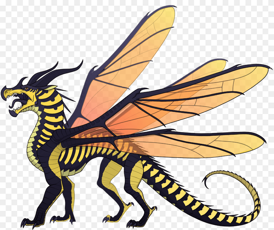 Download Wings Of Fire Fanon Wiki Lost Continent Wings Of Hivewing Base, Animal, Bee, Insect, Invertebrate Png Image