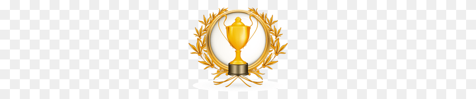 Download Winner Photo Images And Clipart Freepngimg, Trophy, Gold, Chandelier, Lamp Png