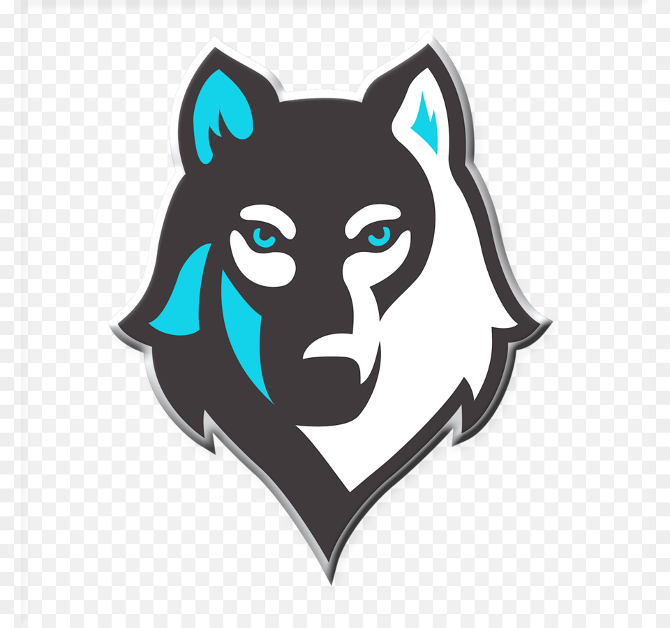 Download Wolf Mascot Logo Clipart Logo Clip Art Dog, Stencil, Face, Head, Person Png Image