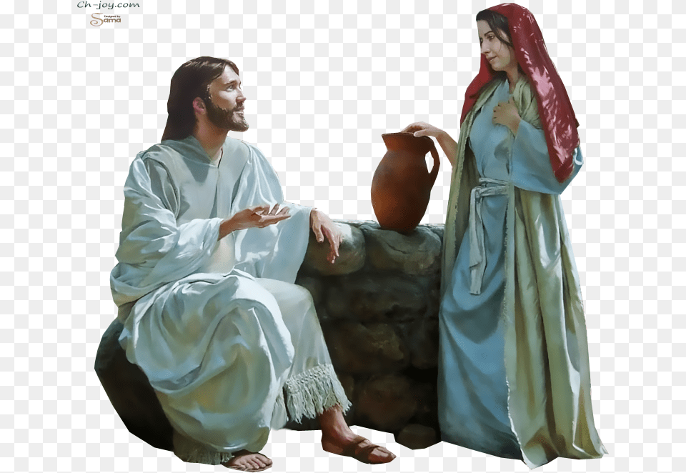 Download Woman Samaria Youtube Samaritan Well Sychar Bible Third Sunday Of Lent Year, Fashion, Adult, Person, Man Png Image