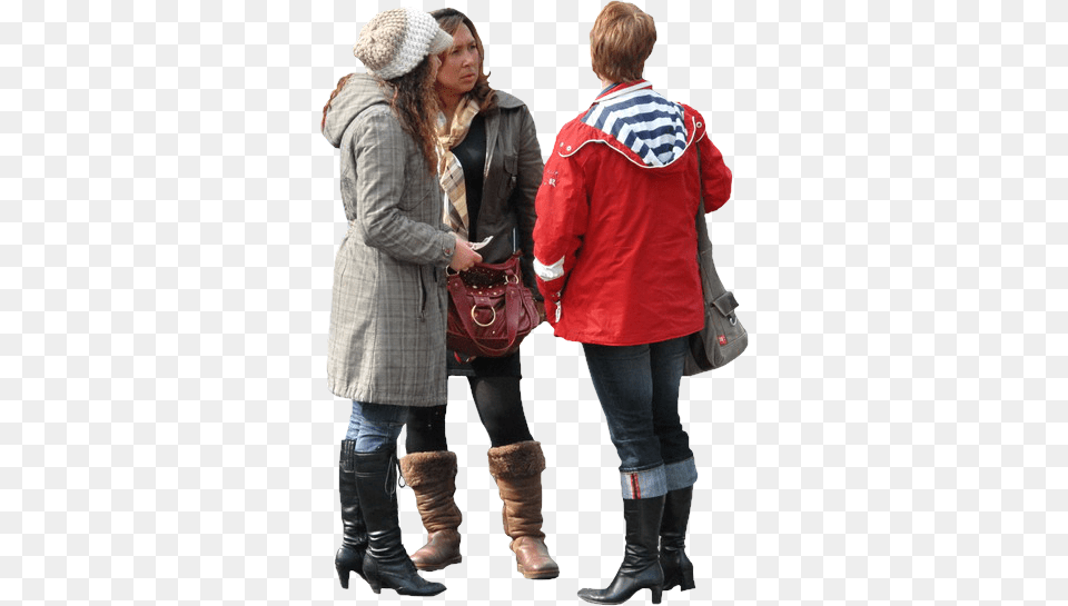 Download Women Talking Immediate Entourage Talking Group Of People Rendering, Jacket, Coat, Clothing, Boy Free Transparent Png