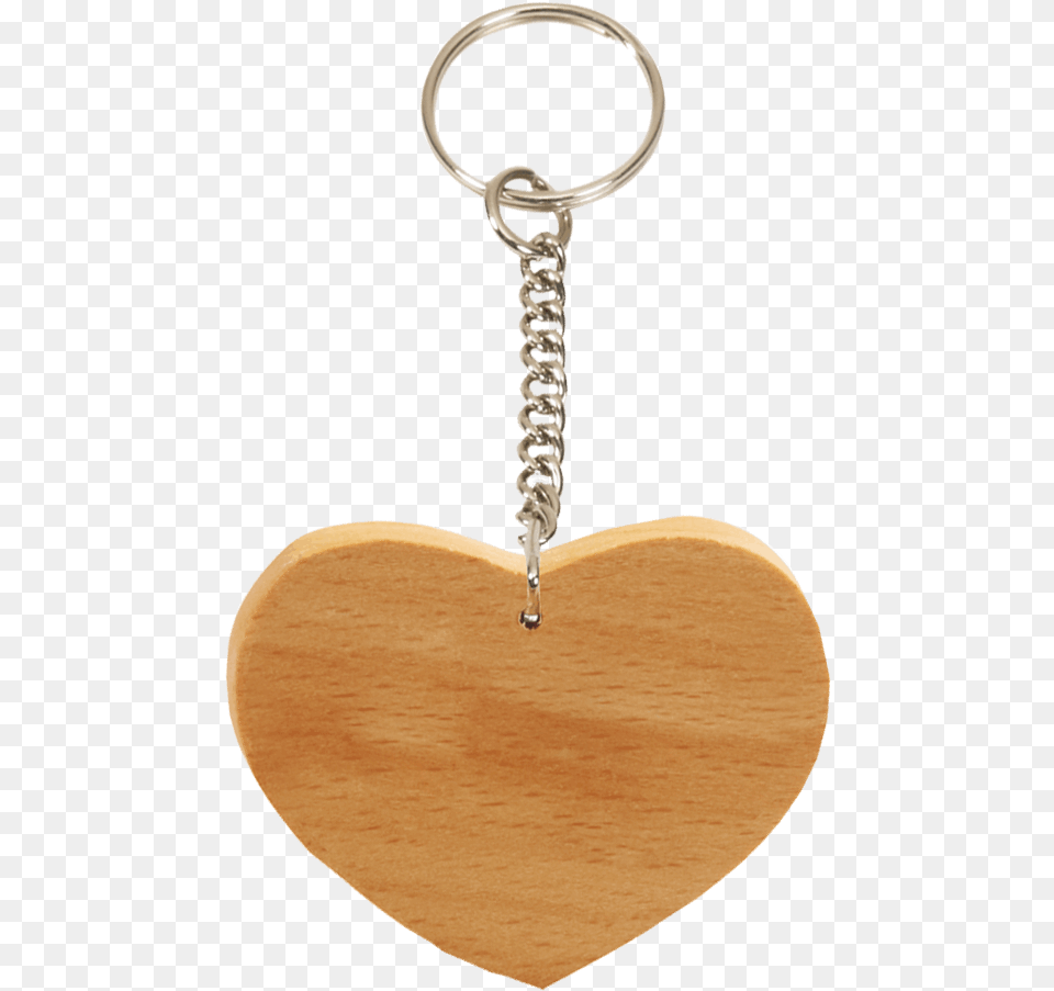 Download Wooden Heart Shape Key Ring Heart Shape Key Chain, Accessories, Earring, Jewelry Free Transparent Png