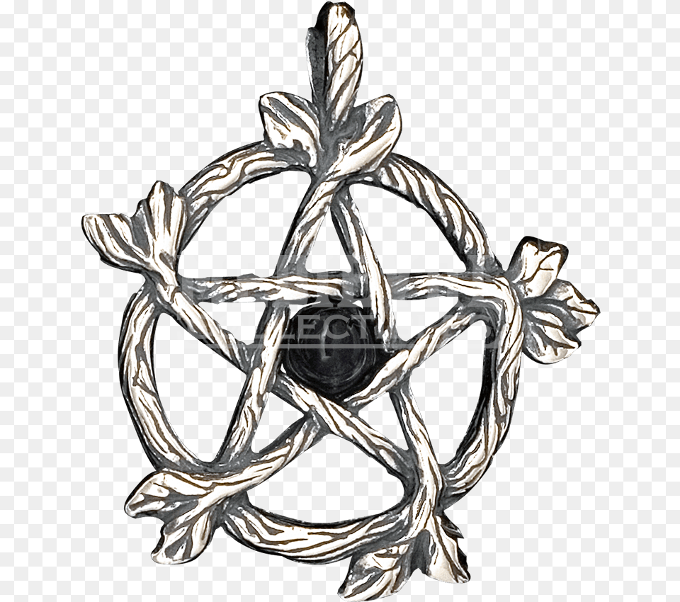 Woodland Pentacle Pendant Pendant Image With Tree Branch Pentagram Pendant, Animal, Invertebrate, Spider, Symbol Free Png Download