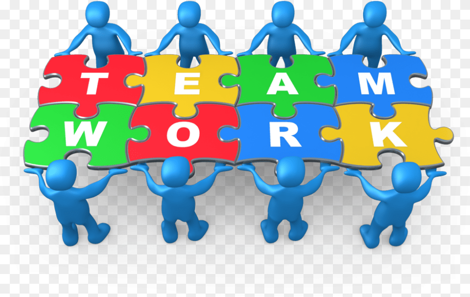 Download Work Photos 480 Teamwork Clipart Baby, Person, Game, Jigsaw Puzzle Free Transparent Png