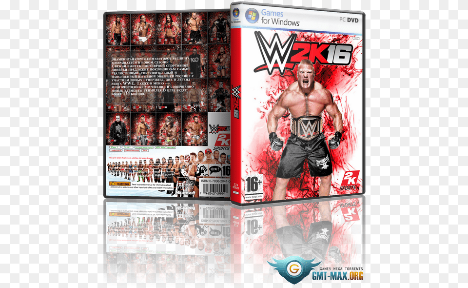 Download Wwe 2k16 Microsoft Xbox One Preowned Xbox One Wwe Pc Game, Adult, Person, Man, Male Free Png