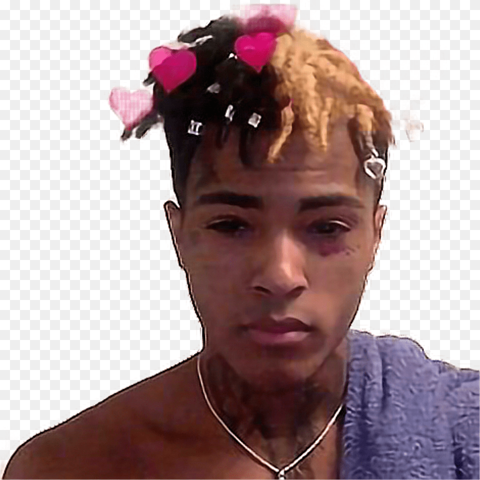 Download Xxxtentacion Pictures With Xxxtentacion Pink Aesthetic, Woman, Wedding, Person, Head Png Image