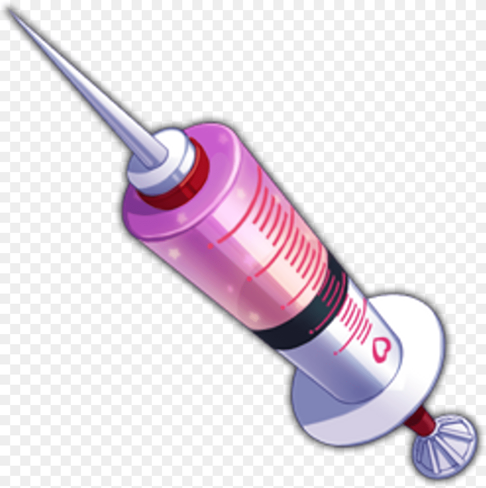 Download Yandere Anime Evil 666 Kawaii Halloween Scary Anime Syringe, Injection, Rocket, Weapon Png Image