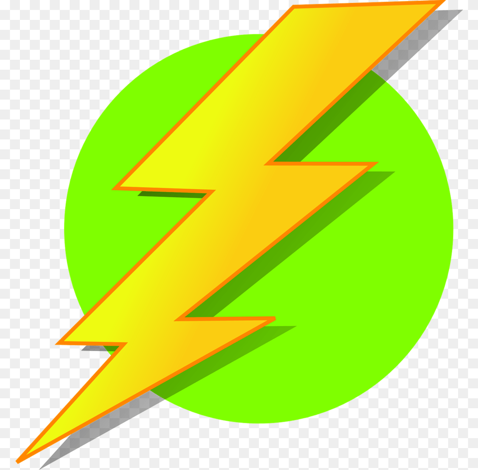 Download Yellow Green Lightning Clipart Lightning Green Clip Art, Logo Png