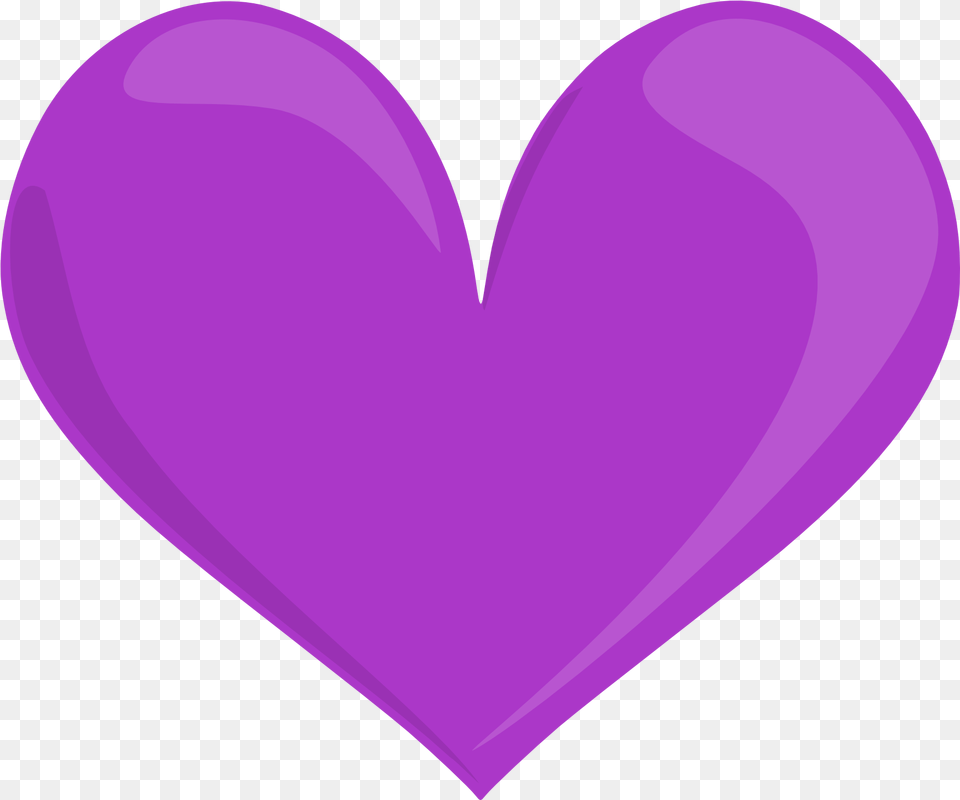 Yellow Heart Purple Purple Heart No Background, Balloon Free Png Download