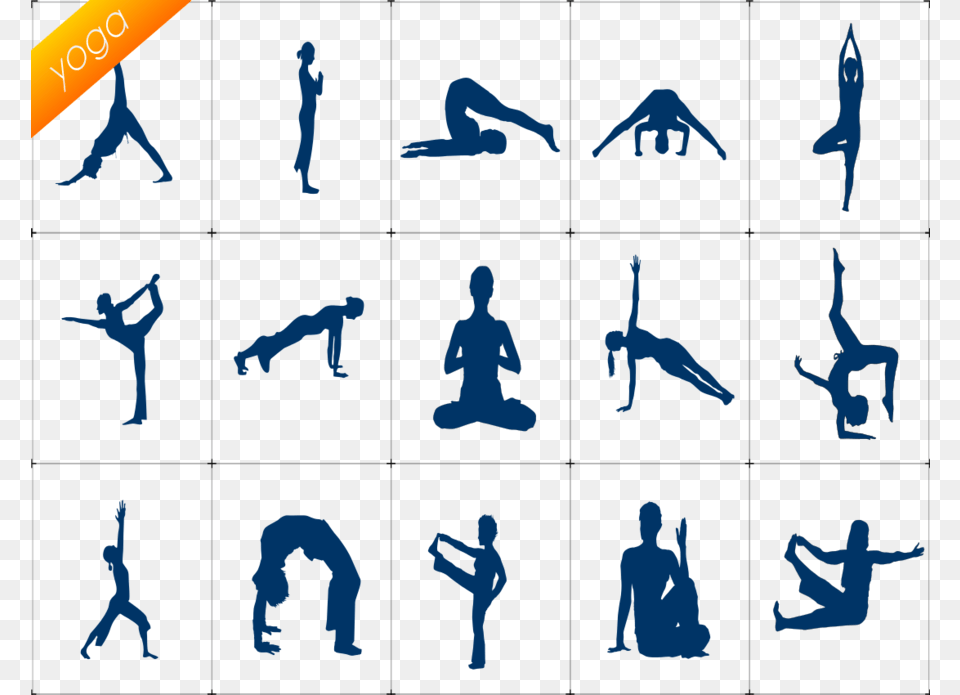 Yoga Asanas Clipart Yoga Asana Clip Art Yoga Clipart, Baby, Person, Adult, Male Free Png Download