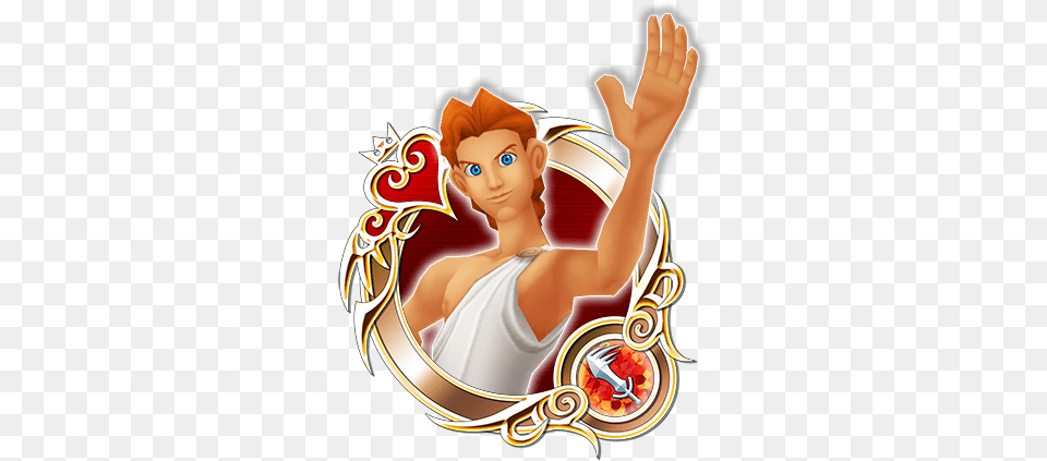 Download Young Hercules Cartoon With No Kingdom Hearts Timeless River Goofy, Baby, Person Png Image