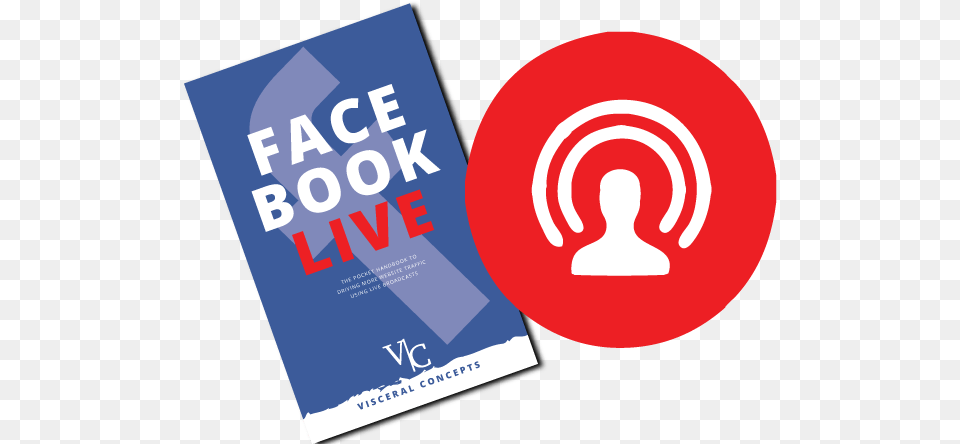 Download Your Facebook Live Pocket Guide Now Live Facebook Logo Transparente, Advertisement, Poster, Business Card, Paper Png Image