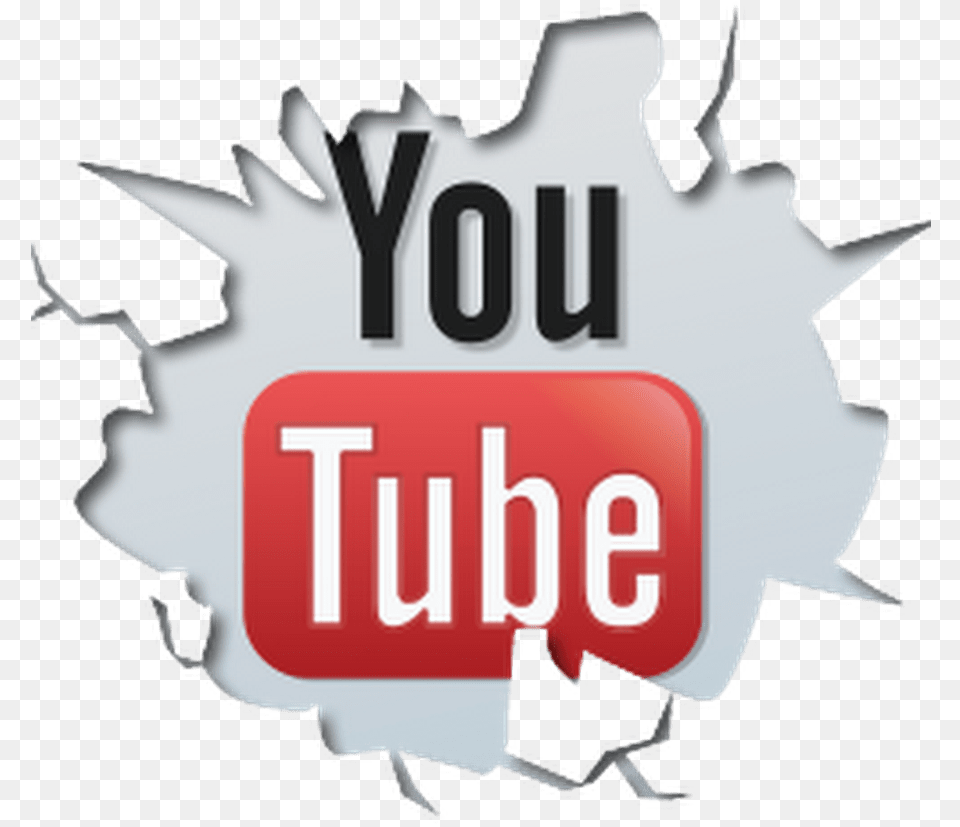 Download Youtube Broken Logo Image With No Youtube Cool Logo, Symbol, Person Free Transparent Png