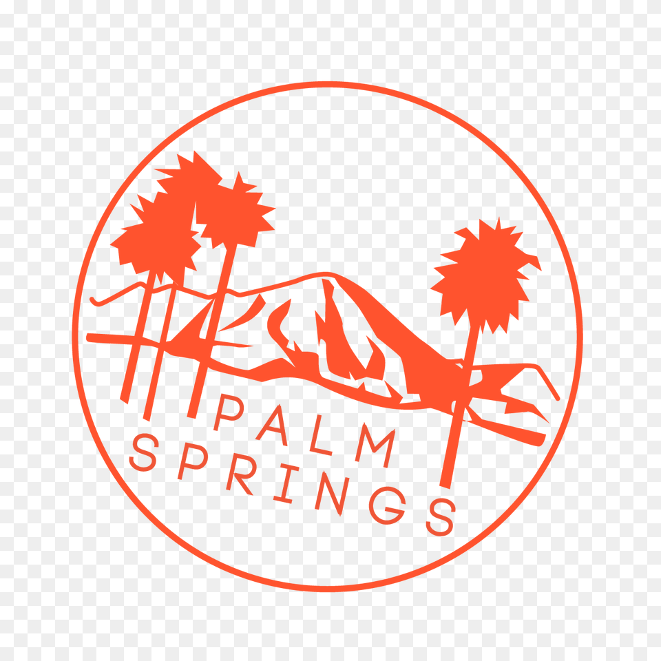 Download Zeel Passport Stamp Palm Springs Logo Full Circle, Leaf, Plant, Tree Png Image