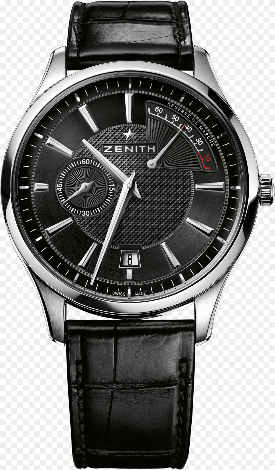 Download Zenith Elite Captain Power Reserve, Arm, Body Part, Person, Wristwatch Png Image