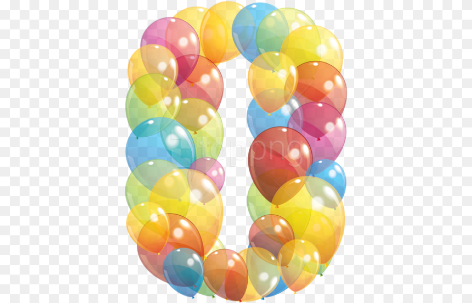 Download Zero Number Of Balloons Balloon Number Free Png
