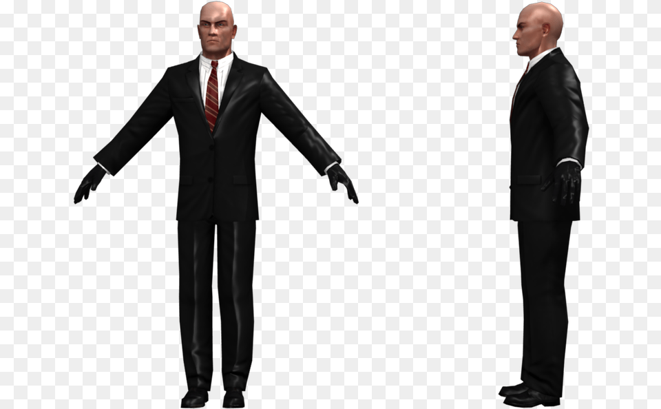 Zip Archive Agent 47 Sprite, Tuxedo, Suit, Clothing, Coat Free Png Download