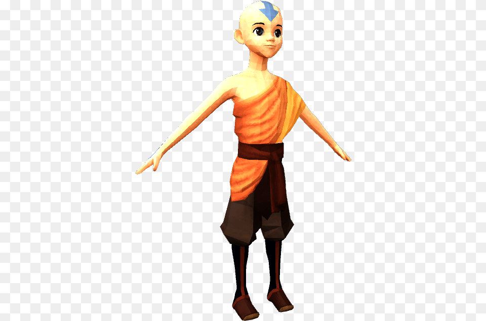 Zip Archive Avatar The Last Airbender Aang Standing, Person, Face, Head, Alien Free Png Download