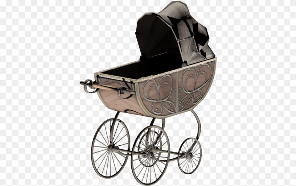 Download Zip Archive Baby Carriage, Machine, Wheel, Bed, Furniture Png Image