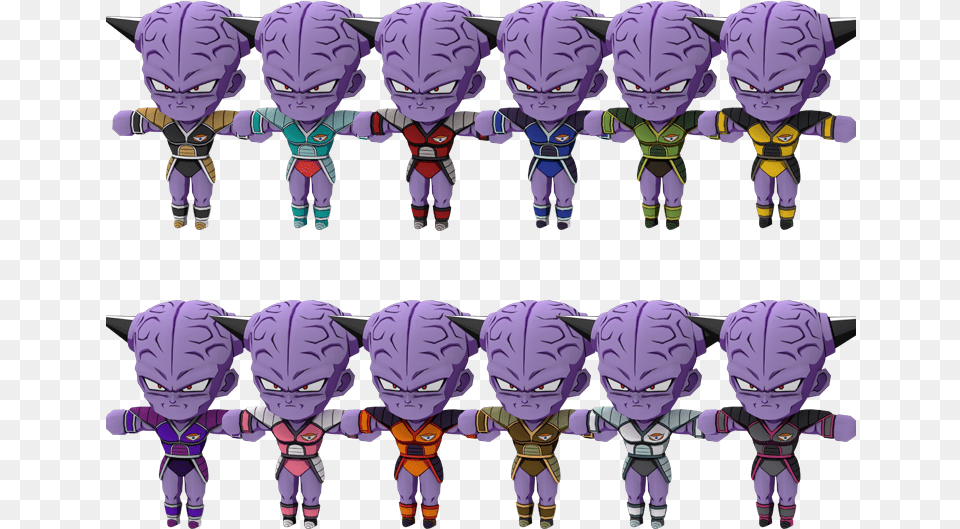 Download Zip Archive Captain Ginyu, Purple, Baby, Person, Face Png Image